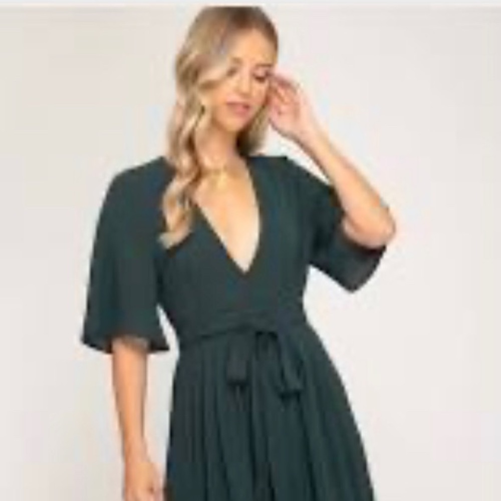 She & Sky Forest Jumpsuit Romper